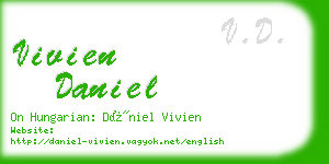 vivien daniel business card